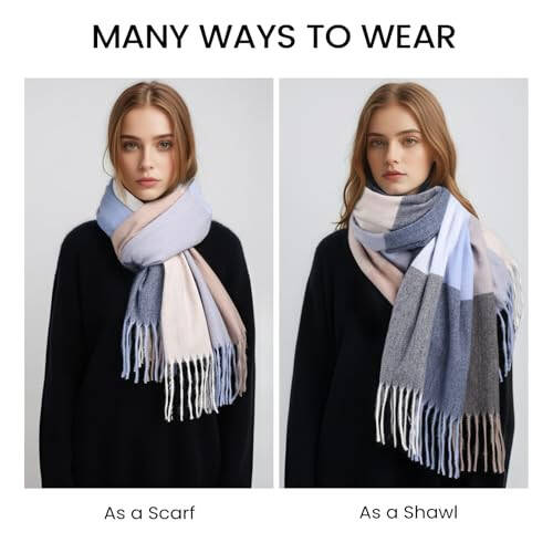 Winter Scarfs for Women, Cashmere Feel - 2