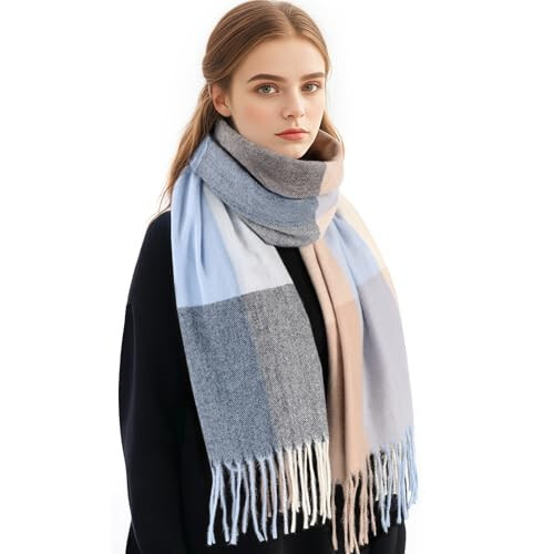 Winter Scarfs for Women, Cashmere Feel - 7