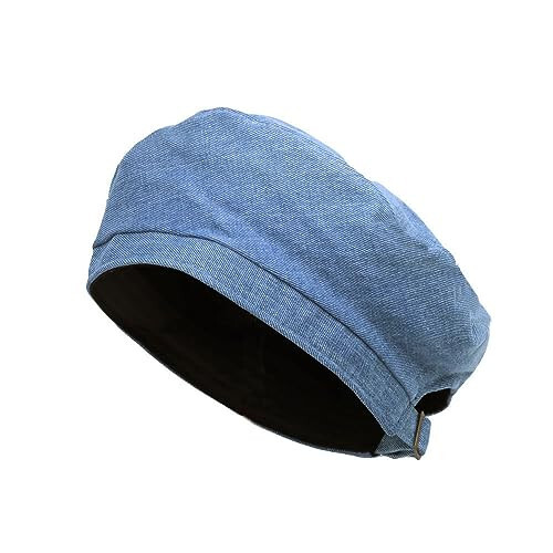 WITHMOONS Beret Hat Cool Denim Cotton British Style Strap Adjustable JDF1177 - 1