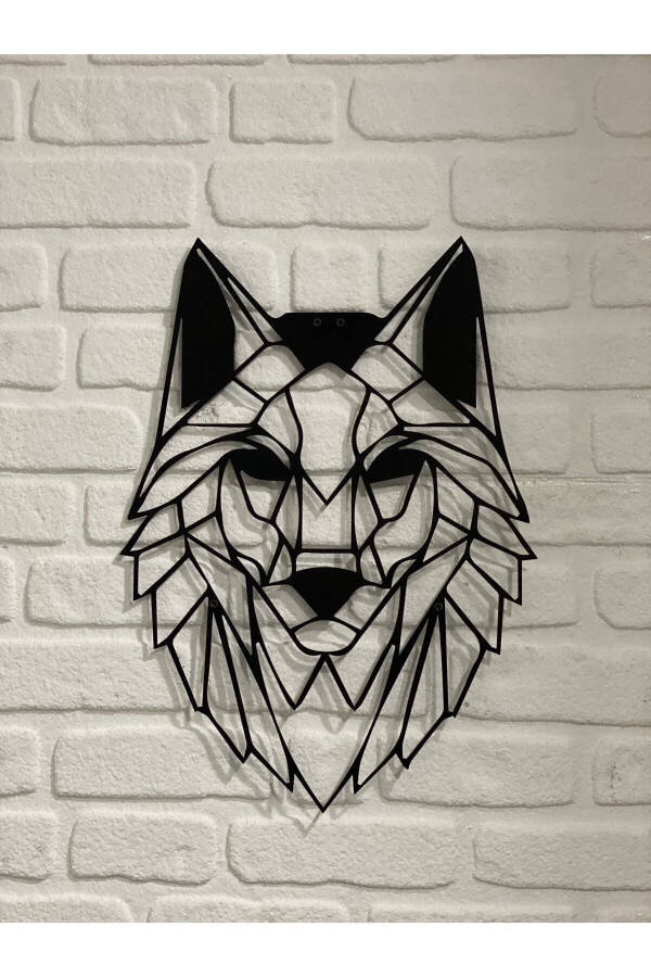 Wolf Head Wooden Decorative Laser Cut Wall Decor - 1