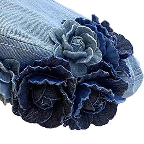 Women Beret Hat Denim Hat Stylish Casual Birthday Gift Painter Hat Costume Hat for New Year Traveling Party Summer Outdoor - 33