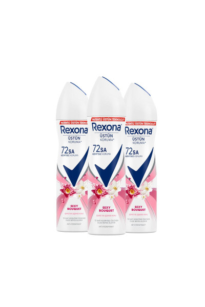 Women Spray Deodorant Sexy Bouquet 150 ml X3 - 10