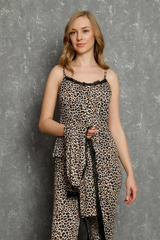 Women's 3-piece Pajamas Set 16102 - 5