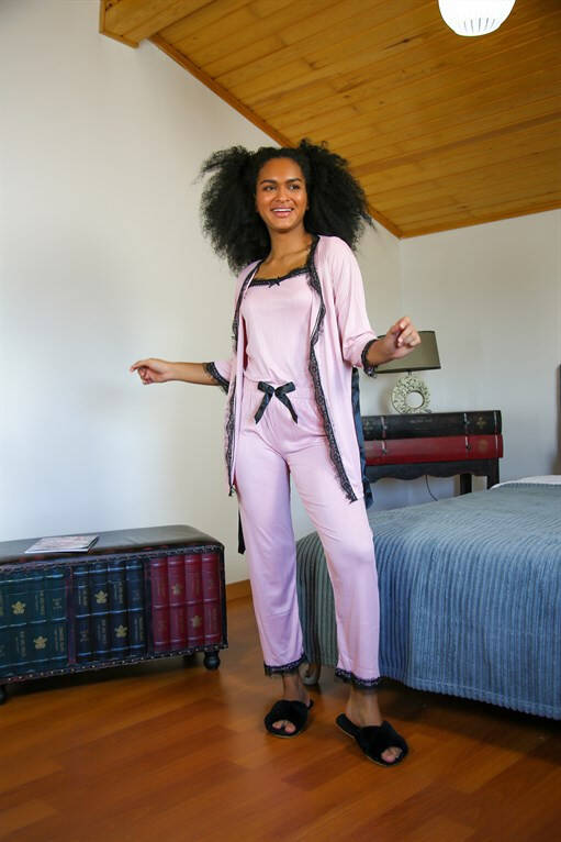 Women's 3-piece Pajamas Set 20598 - 12