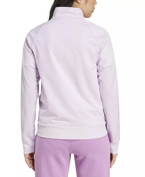 Women's 3-Stripe Tricot Track Jacket, XS-4X Ice Lavender - 2