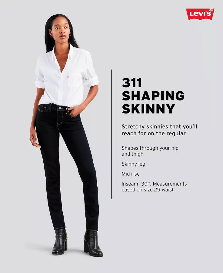 Women's 311 Mid Rise Shaping Skinny Jeans Pop Up Out - 8