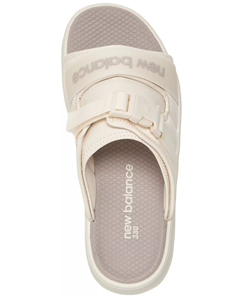 Women's 330 Puffy Slide Sandals from Finish Line Linen/moon rock - 5