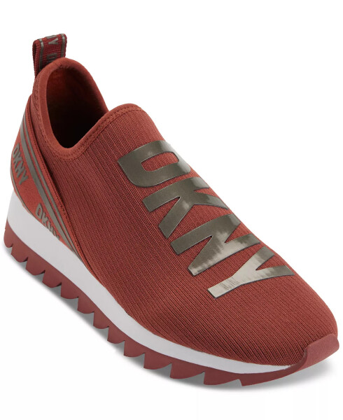 Women's Abbi Logo Slip-On Running Sneakers Brick - 1