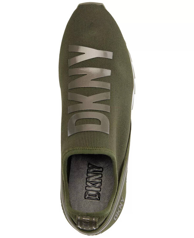 Women's Abbi Logo Slip-On Running Sneakers Camo Green - 4