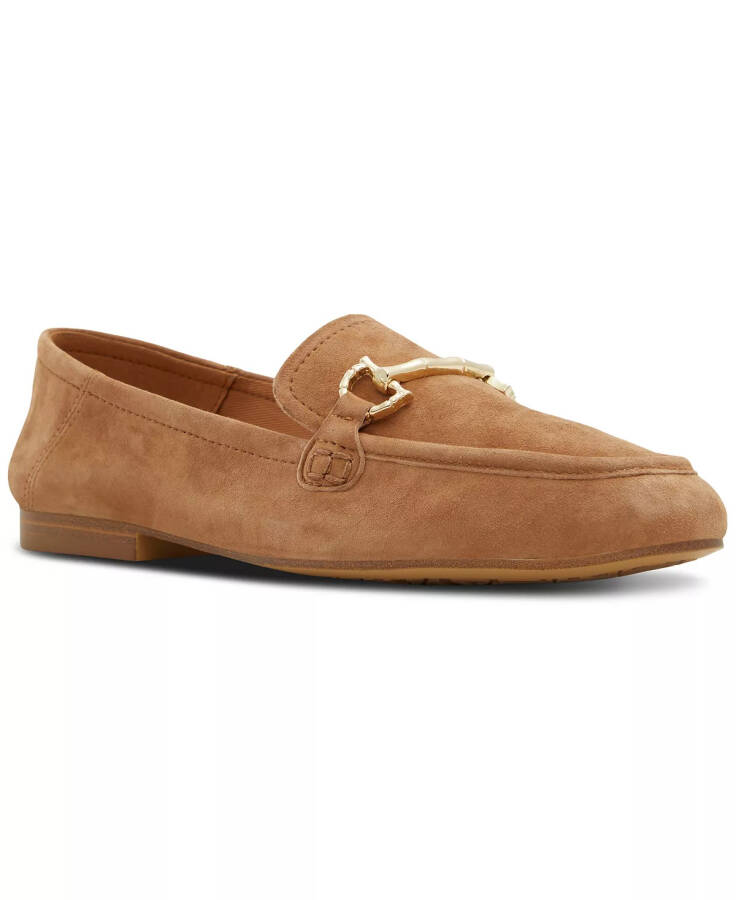 Women's Accolade Slip-On Tailored Bit Loafers Tan Suede - 6