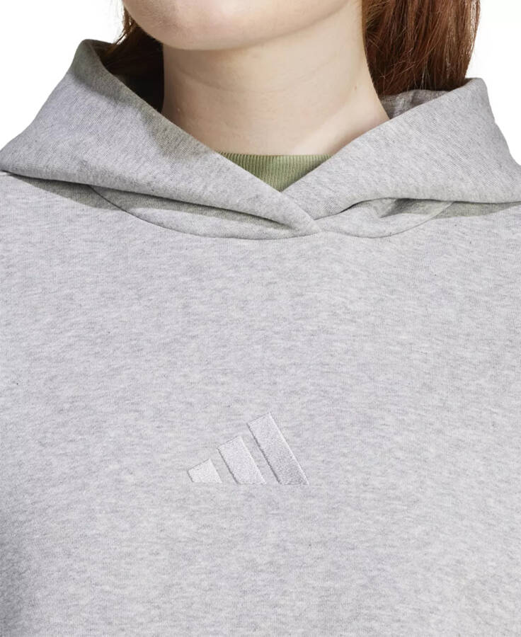 Women's All SZN Boyfriend Fleece Hoodie Medium Grey Heather - 6