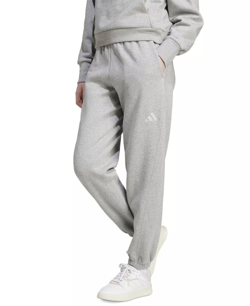 Women's All SZN Relaxed-Fit Fleece Sweatpants Medium Grey Heather - 1