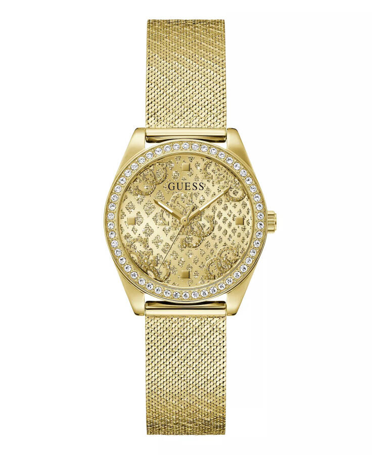 Women's Analog Gold Mesh Watch 32mm Gold - 1