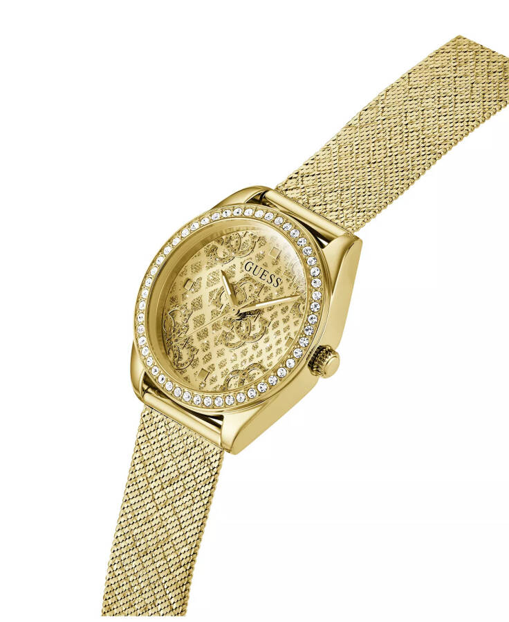 Women's Analog Gold Mesh Watch 32mm Gold - 2