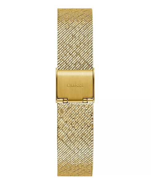 Women's Analog Gold Mesh Watch 32mm Gold - 3