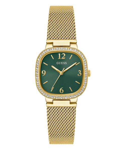 Women's Analog Gold-Tone Stainless Steel and Mesh Watch 32mm Gold-Tone - 1