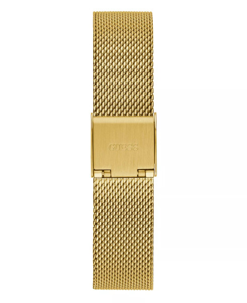 Women's Analog Gold-Tone Stainless Steel and Mesh Watch 32mm Gold-Tone - 3