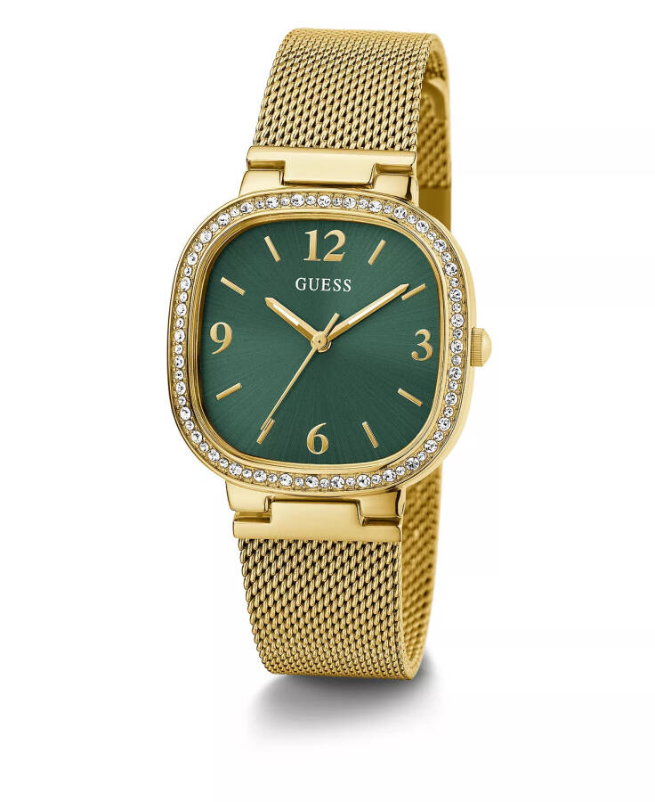 Women's Analog Gold-Tone Stainless Steel and Mesh Watch 32mm Gold-Tone - 5