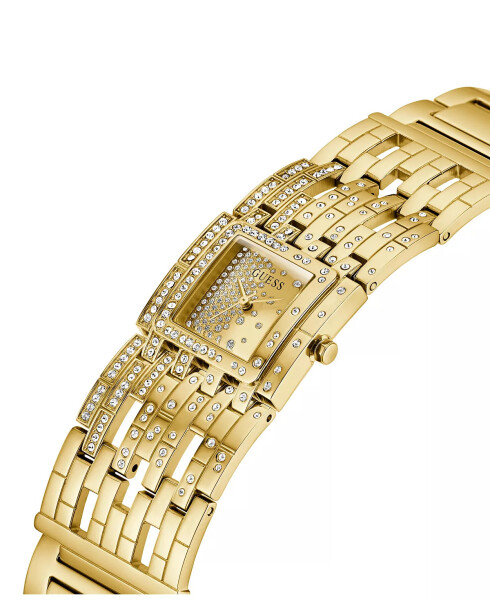 Women's Analog Gold-Tone Stainless Steel Watch 22mm Gold-Tone - 4