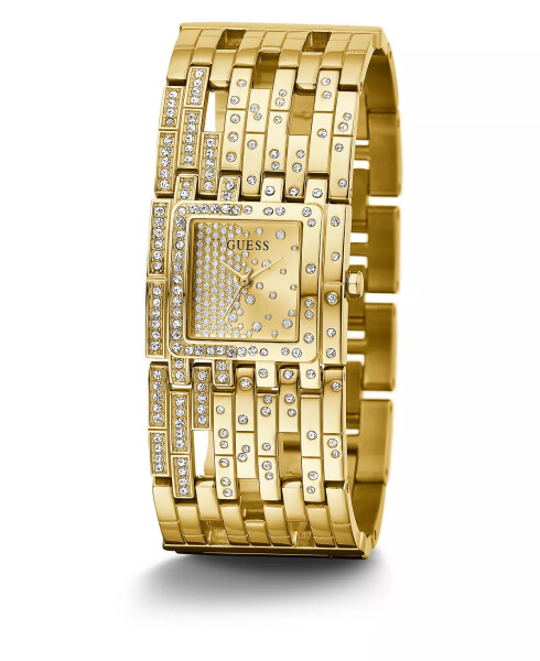 Women's Analog Gold-Tone Stainless Steel Watch 22mm Gold-Tone - 5