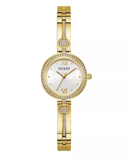 Women's Analog Gold-Tone Stainless Steel Watch 27mm Gold-Tone - 1