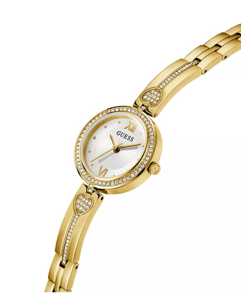 Women's Analog Gold-Tone Stainless Steel Watch 27mm Gold-Tone - 4