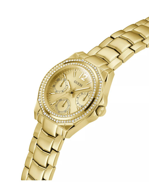 Women's Analog Gold-Tone Stainless Steel Watch 36mm Gold-Tone - 4