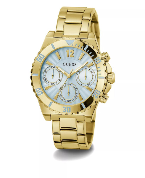 Women's Analog Gold-Tone Stainless Steel Watch 39mm Gold-Tone - 5