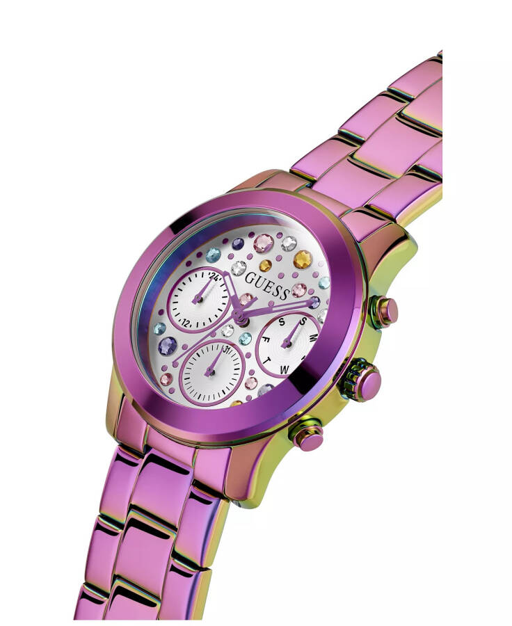 Women's Analog Iridescent Stainless Steel Watch 38mm Iridescent - 4