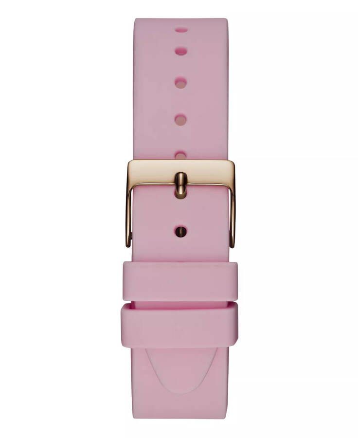 Women's Analog Pink Silicone Watch 40 mm Pink - 3