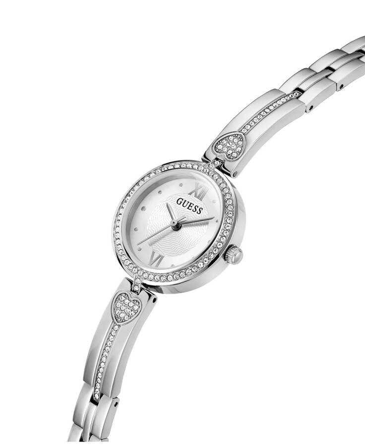 Women's Analog Silver-Tone Stainless Steel Watch 27mm Silver-Tone - 4