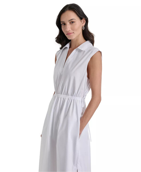 Women's Back-Cut-Out Sleeveless Maxi Dress White - 5