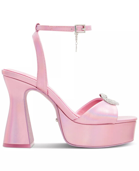 Women's Barbieparty Platform Dress Sandals Shiny Pink - 2