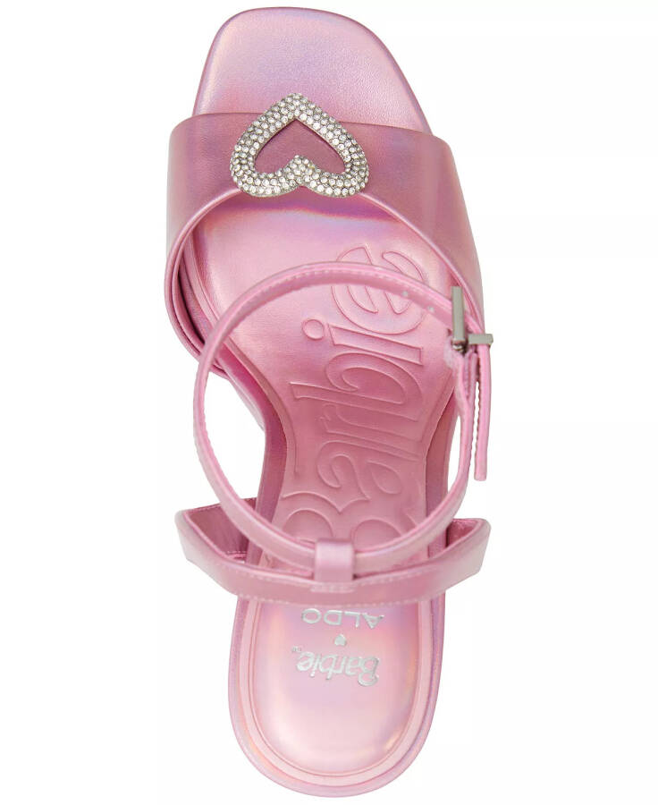 Women's Barbieparty Platform Dress Sandals Shiny Pink - 4