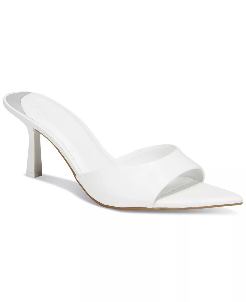 Women's Basaaria Dress Slide Sandals, Created for Modazone White Smooth - 1