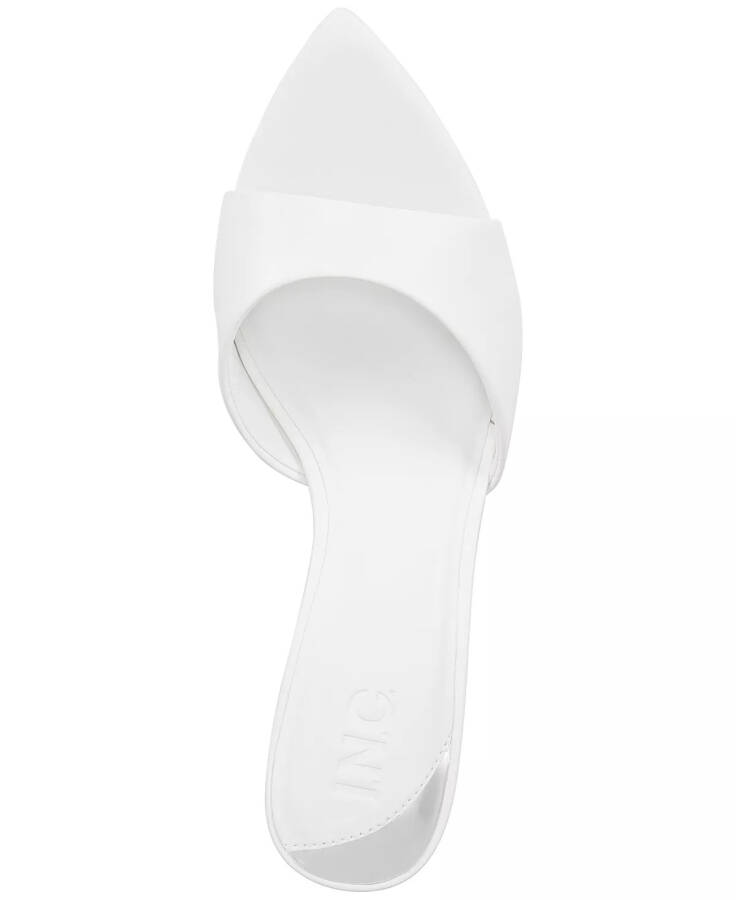 Women's Basaaria Dress Slide Sandals, Created for Modazone White Smooth - 5