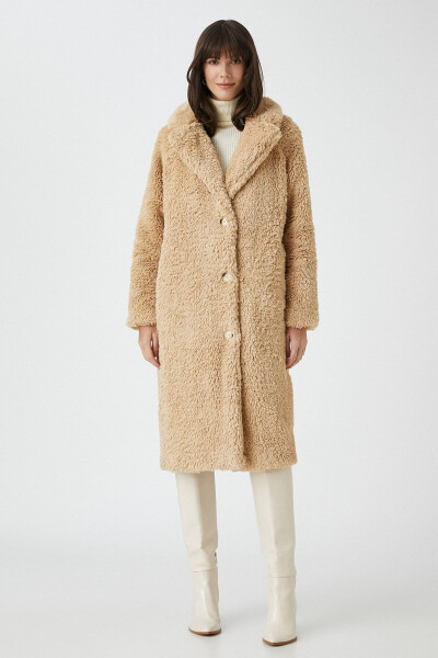 Women's Beige Coat 3WAK00192EW - 3