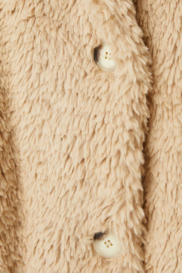 Women's Beige Coat 3WAK00192EW - 6