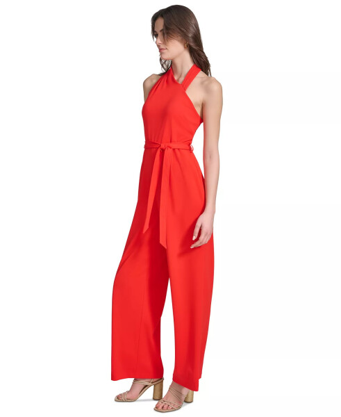 Women's Belted Flare-Leg Jumpsuit Tango - 3