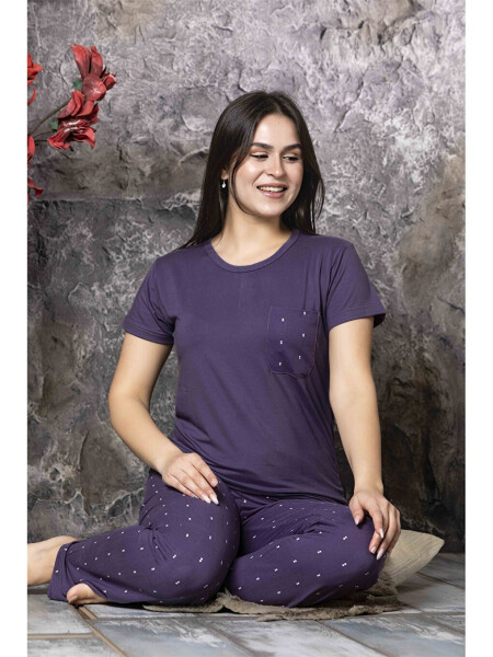 Women's Bicycle Collar Pajama Set - 2