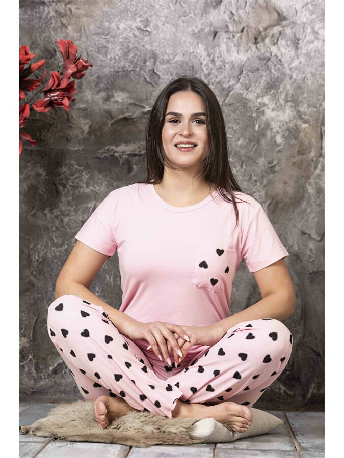 Women's Bicycle Neck Pajama Set - 1