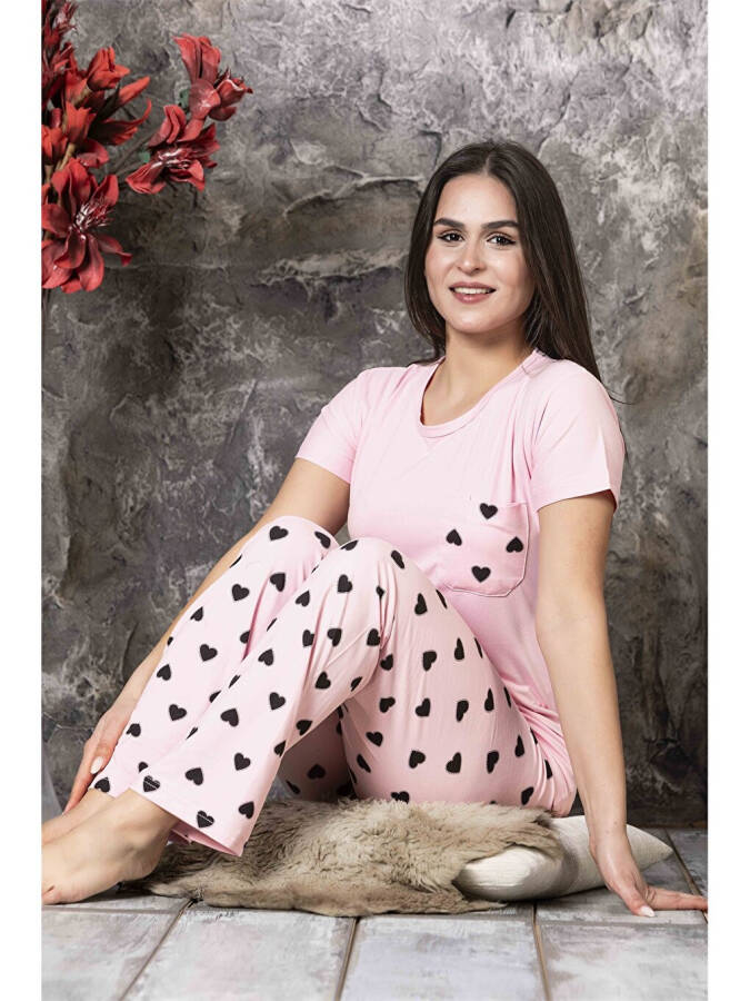 Women's Bicycle Neck Pajama Set - 3