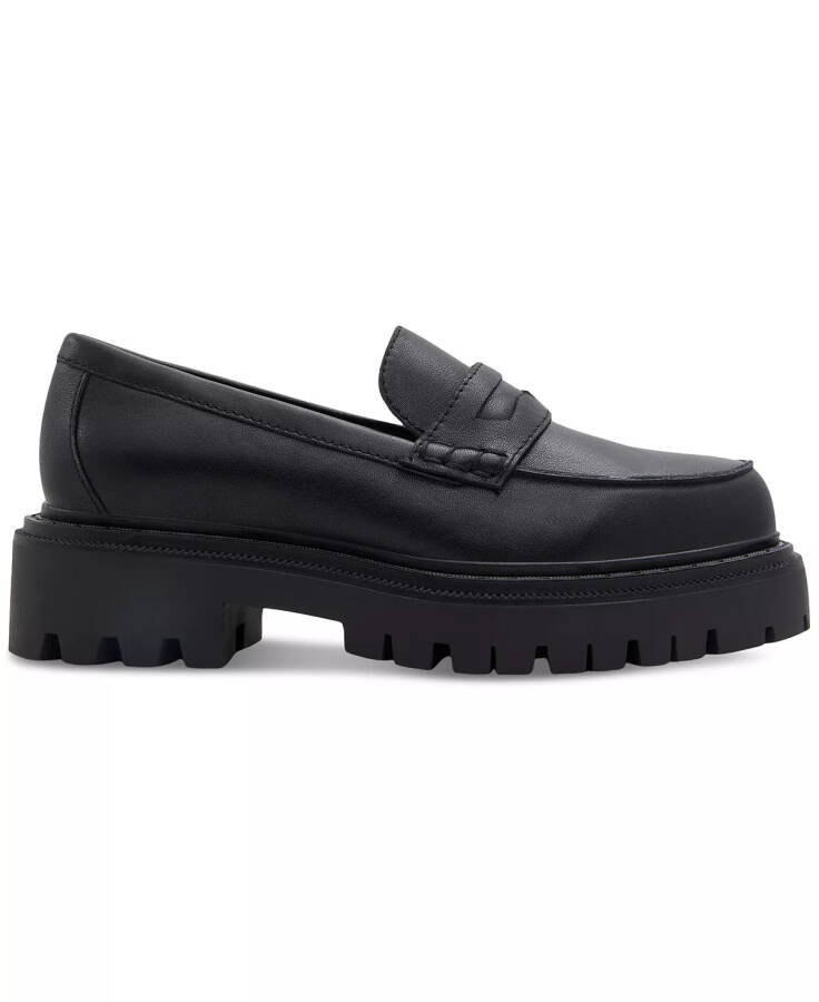 Women's Bigstrut Lug-Sole Loafers Black Smooth - 2