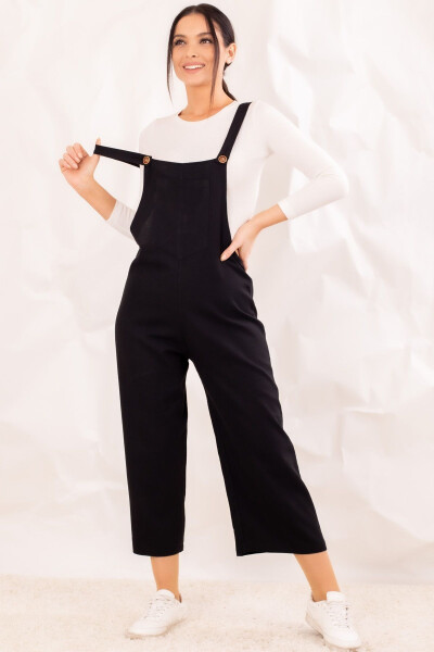 Women's Black Jumpsuit ARM-20K001117 - 1