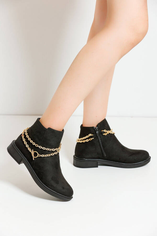 Women's Boot A205 - Black Suede - 1