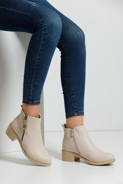 Women's Boots S03A - Cream - 1