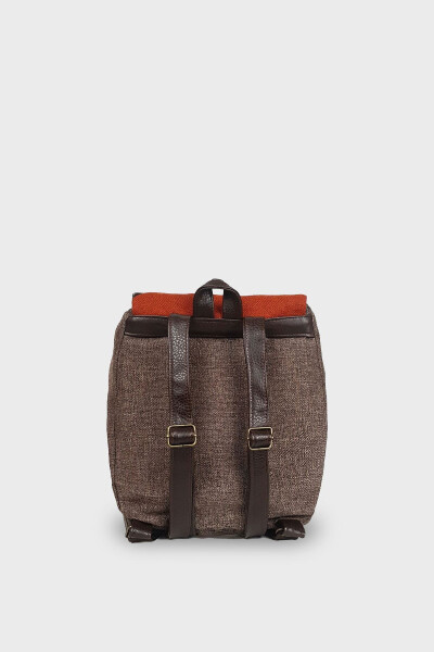 Women's Brown Backpack Ksırt04 - 14