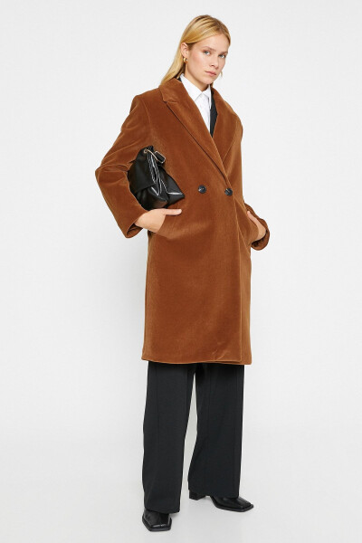 Women's Brown Coat - 1