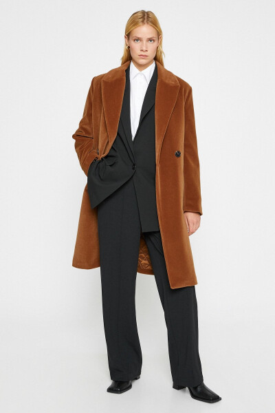 Women's Brown Coat - 2