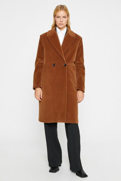 Women's Brown Coat - 3